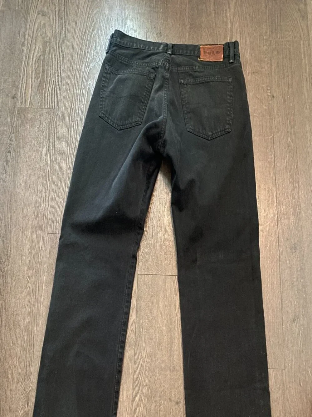 RALPH LAUREN WASH HUDSON BLACK JEANS SIZE 34 WAIST - Picture 9 of 11